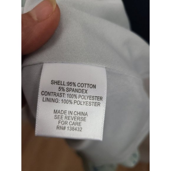 ModCloth Navy Gray Constellation Printed Skirt Belted Dress Size Small - Picture 5 of 9